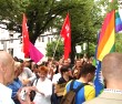 Demonstration vor der Botschaft Russlands; Foto: privat