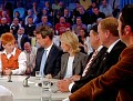 beim ZDF-Wahlforum; Foto: privat