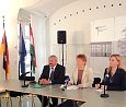 Pressekonferenz mit Zoltán Lomnici; Foto: Axel Hildebrandt