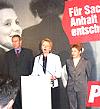 Pressekonferenz anläßlich der Eröffnung des Wahlquartiers 2002