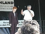 Auf der Taxifahrer-Demo; Foto: Axel Hildebrandt