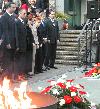 Gedenken an den Aufstand im Warschauer Ghetto; Foto: Monika von der Lippe