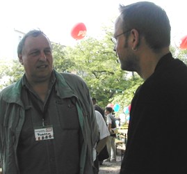 Andy & Carsten, die emsigen Organisatoren; Foto: Axel Hilderbrandt