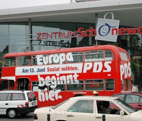 Der Doppeldecker in Schöneweide; Foto: Axel Hildebrandt