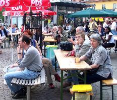 auf dem Köpenicker 1.Mai-Fest; Foto: Axel Hildebrandt