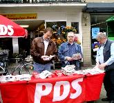 Mit Wahlkreis-Kandidat Manfred Ewers in Ratingen; Foto: privat