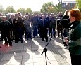 Kundgebung gegen Rechts auf dem Helene-Weigel-Platz; Foto: Axel Hildebrandt