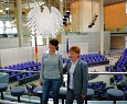 Abschied für Praktikantin Eva im Plenarsaal; Foto: Axel Hildebrandt