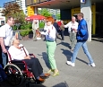Endspurt pro Ethik am U-Bahnhof Kaulsdorf; Foto: Axel Hildebrandt