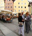 Gespräche in Füssen; Foto: Elke Brosow