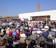 Gedenken in Sachsenhausen; Foto: Axel Hildebrandt