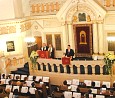 Rabbinerin wird in der Synagoge Pestalozzistraße ordiniert; Foto: Axel Hildebrandt