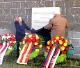 Erinnerung an spanische  KZ-Häftlinge in Sachsenhausen; Foto: Axel Hildebrandt