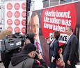 Wahlkampf-Auftakt der Berliner LINKEN; Foto: Axel Hildebrandt