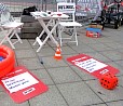 Straßenwahlkampf in Marzahn-Hellersdorf; Foto: Axel Hildebrandt
