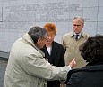 Gedenktafel Umschlagplatz Warschauer Ghetto; Foto: Helmuth Schröder