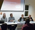 Fachgespräch der Fraktion DIE LINKE zum Thema 'Hooligans und extreme Rechte'; Foto: Frank Schwarz