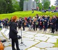 Gedenken in Mauthausen; Foto: Helmuth Schröder