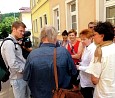 Demonstrativ in Meißen; Foto: Axel Hildebrandt