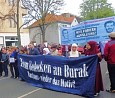 Gedenken an Burak und Luke; Foto: Axel Hildebrandt