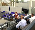 Delegation aus dem Budapester Partnerbezirk im Bundestag; Foto: Heidi Wagner