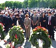 Gedenken an Befreiung im Tiergarten; Foto: Axel Hildebrandt