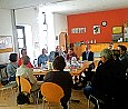 Gespräche im Schalom-Begegnungszentrum in Delitzsch; Foto: Axel Hildebrandt