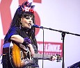 Nina Hagen und Wenzel dabei 'LINKS wo das Herz schlägt'; Foto: Linksfraktion