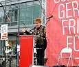Wahlkundgebung in Berlin-Neukölln; Foto: Elke Brosow