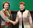 Besuch aus Belarus; Foto: Achim Melde