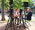Sommer-Interview bei Sputnik-TV; Foto: privat