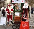 Drehorgel für eine Weihnachtsfeier für Obdachlose; Foto: privat