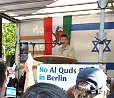 Gegen Al Quds; Foto: Elke Brosow