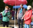 Im Ziel der nd-Wanderung; Foto: Elke Brosow