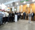 Eröffnung der Wanderausstellung des Deutschen Bundestages in der Rahel-Hirsch-Schule (OSZ Gesundheit/Medizin) im Wahlkreis; Foto: Elke Brosow