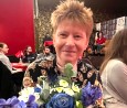 Dank an Petra Pau auf der Basiskonferenz der LINKEN; Foto: privat