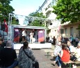 Mai-Feier der Pankower LINKEN an der Bötzow-Eiche; Foto: Elke Brosow