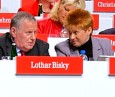 Lothar Bisky und Petra Pau; Foto: Elke Brosow