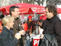 Gabi Hiller und Frank Hammer; Foto: Axel Hildebrandt